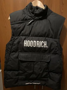 Hoodrich väst i toppskick stor och stillren