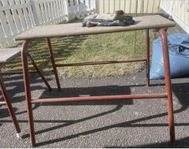 Arbets / Målar / Trapp Stege i stål med Plywood skiva 