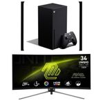 Xbox Series X 1TB + MSI MAG 345CQR - Komplett gamingbundle