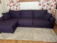Soffa med divan