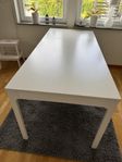 IKEA EKEDALEN matbord – vitt, med iläggsskiva (703.408.07