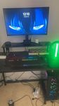 Gamingdator RTX 4060, i5-12400F, 240Hz skärm, komplett