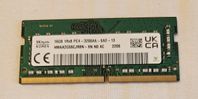 16GB 1Rx8 PC44 3200AA RAM minne