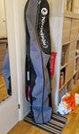 Snowboard 160cm och transportväska