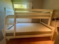 Våningssäng vit 120/90 cm