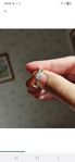 Elegant guldring med stenar, 750 guld 18 K