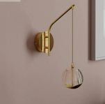Lucande - Hayley LED Vägglampa Gold. 