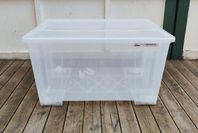 Ikea SAMLA Låda, transparent, 130L