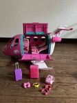 Barbie flygplan med tillbehör