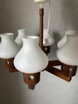 Taklampa teak retro