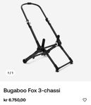 NYTT chassi bugaboo fox 3 svart