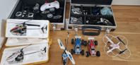 Radiostyrda bilar, drönare, helikoptrar