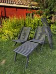 Trädgårdsmöbler (3 stolar & 2 bord) från Westanqvarn
