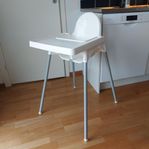 Antilop barnstol från IKEA, med bricka men utan sele