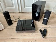 Philips CD- och DVD-spelare med förstärkare och högtalare