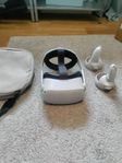 Meta quest 2 Vr med kontroller, väska och elite rim