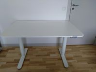 IKEA BEKANT elektriskt höj- och sänkbart skrivbord 120x80 