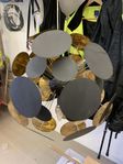taklampa Planet 50cm svart/guld