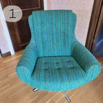 Två stycken fåtöljer vintage