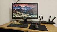 Lenovo dator med tillbehör och skrivbord