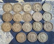 18 tvåkronor OII 1876-1907! 80 % silver!