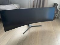 49’ Samsung skärm med skada i skärmen