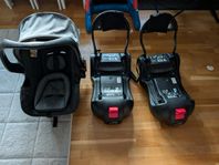 Britax römer + 2 isofix basar