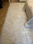 Flokati ullmatta vit 2*3 m