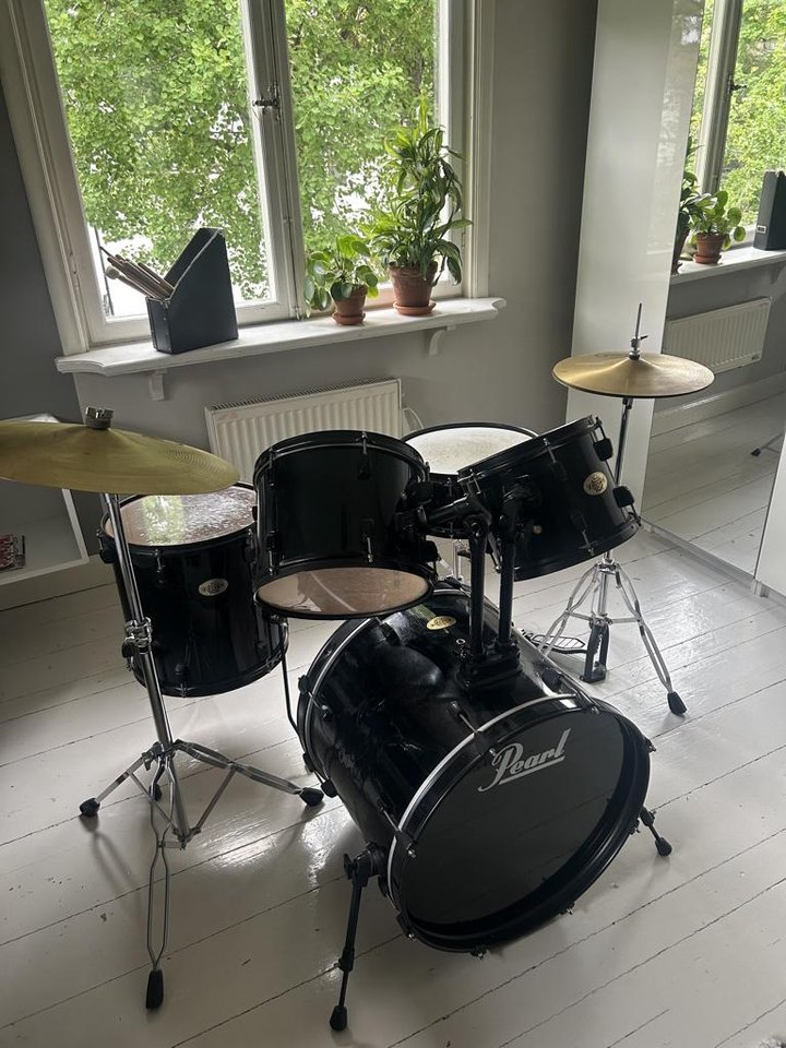 Trumset och cymbaler