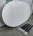 Matbord RGE Hugo ovalt Nypris ca 7520 kr