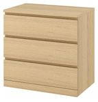 Ikea malm byrå 3 lådor