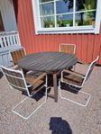 Äldre trädgårdsmöbler