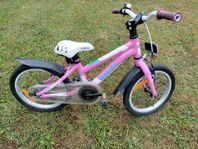 Rosa charmig Flickcykel. barn. smidig enkel modell