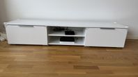 Tv bänk Högglans Vit