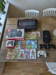 Nintendo switch samling, Pro Controller, spel,minneskort mm 