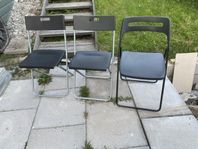 3 Hopfällbara stolar Gunde