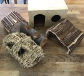 Massa tillbehör till marsvin hamster råtta