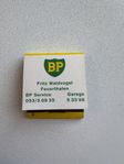 OÖPPNAD tändsticksask från BP