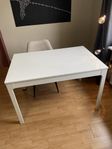 EKEDALEN Utdragbart bord, vit, 120/180x80 cm från IKEA 