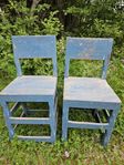 Almogestolar med patina