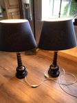 Fönsterlampor i blått/guld