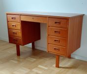 Skrivbord i teak, 50-tal