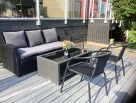 Möbelgrupp för uteplats