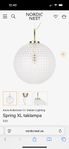 Spring XL taklampa - glas