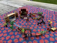 playmobil hästgård-inklusive tre schleich-hästar