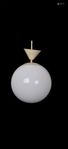 Taklampa glas 1900-talets mitt
