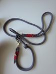 Hundkoppel med integrerat Hundhalsband / handgjord