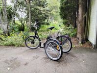 7-växlad trehjulig elcykel