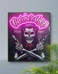 Unikt Barbershop LED-tavla – Perfekt för din salong!