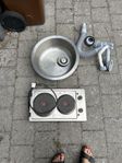 Diskho, vask, kokplatta, 2 plattor